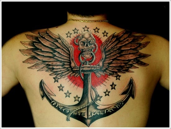 Anchor Tattoo Meaning and models (10)