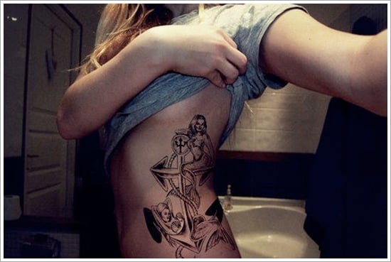 Anchor Tattoo Meaning and models (11)