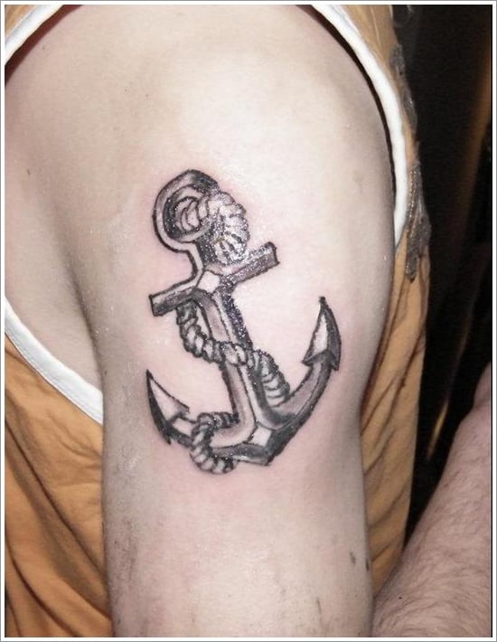 Anchor Tattoo Meaning and models (15)