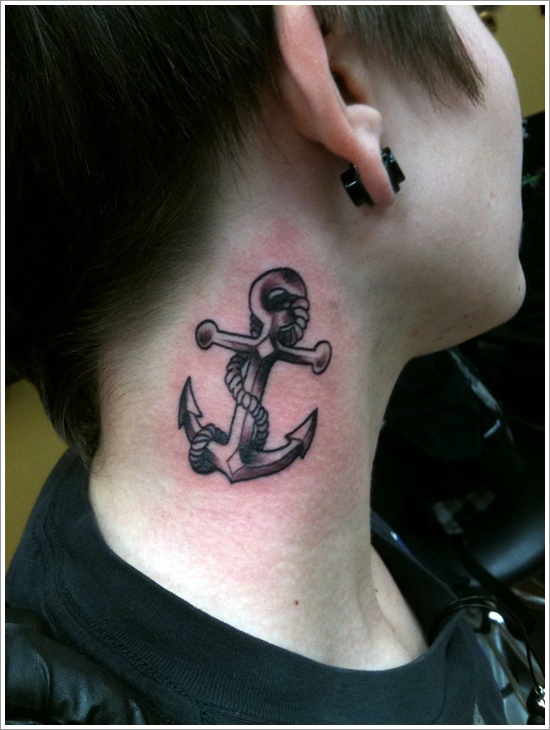 Anchor Tattoo Meaning and models (2)