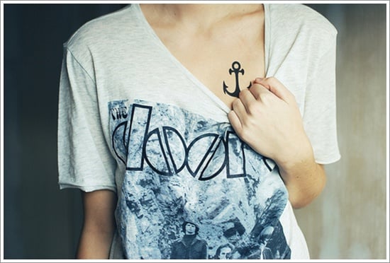 Anchor Tattoo Meaning and models (21)