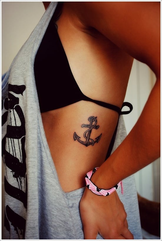 Anchor Tattoo Meaning and models (23)