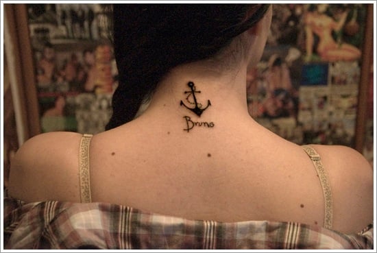 Anchor Tattoo Meaning and models (8)