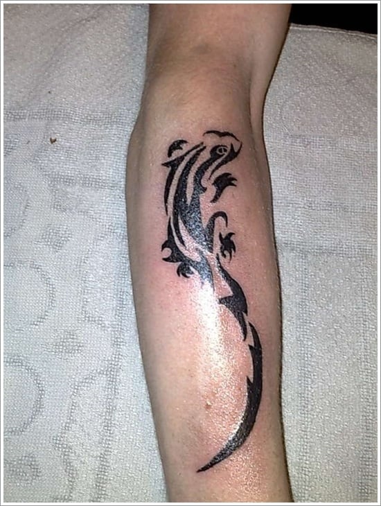 Lizard tattoo designs for women and men (18)