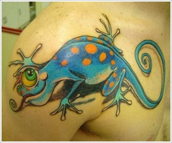 Lizard tattoo designs for women and men (6)