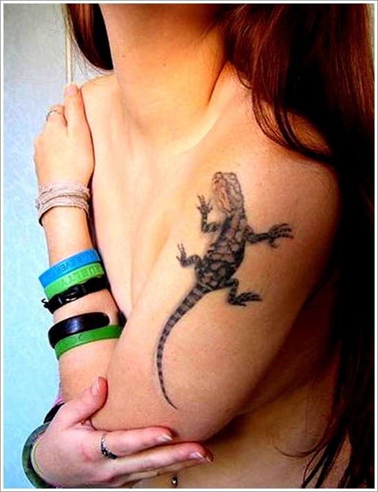 Lizard Tattoo Designs for Women and Men (8)