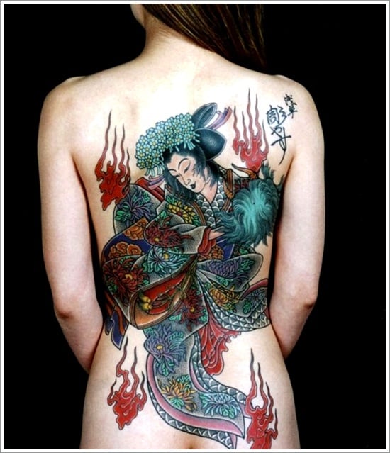 Japanese Back Tattoo Designs