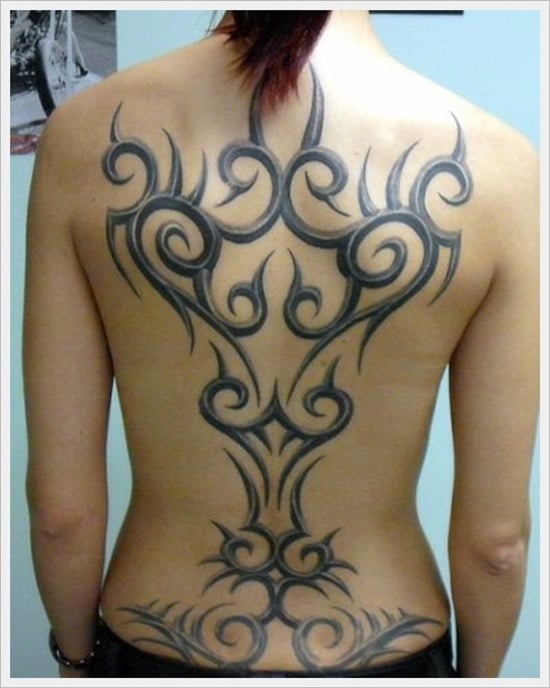  Tribal Back Tattoo Designs (4) 