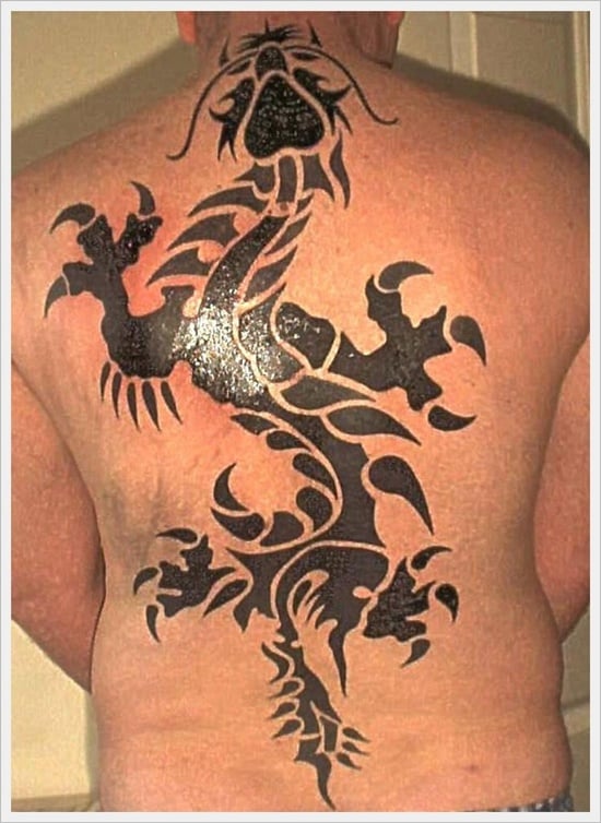  Tribal Back Tattoo Designs (28) 