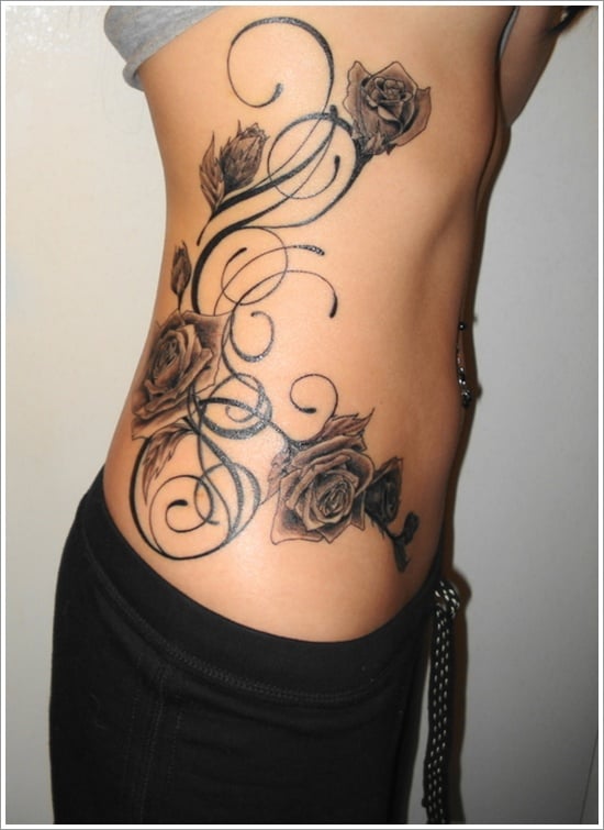  Rose Tattoo Designs (15) 