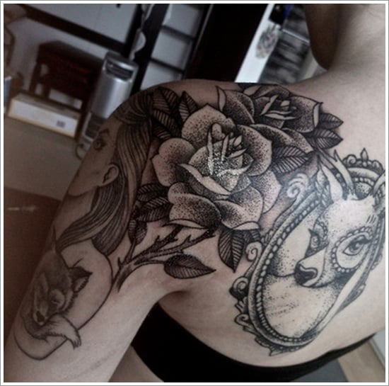  Rose Tattoo Designs (26) 