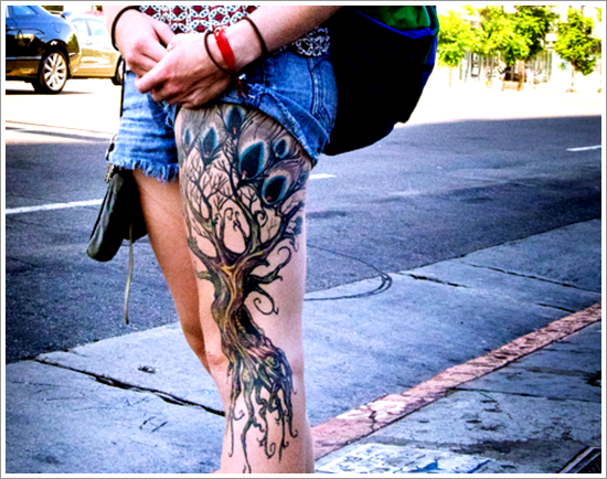 thigh tattoos for Women (1) 