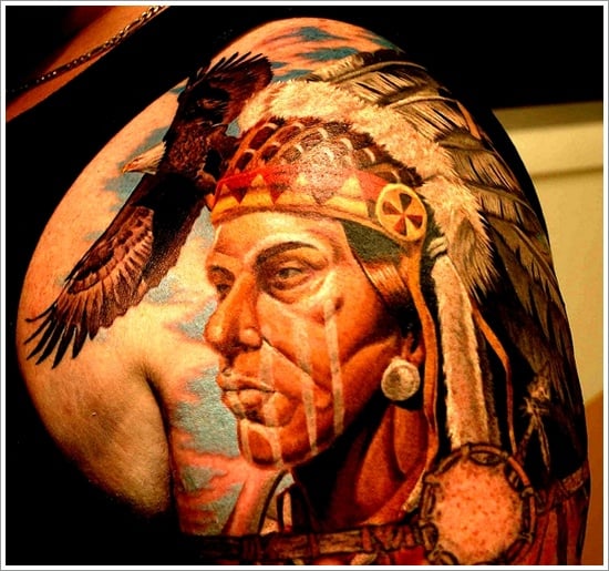 40 Native American Tattoo Designs that make you proud!