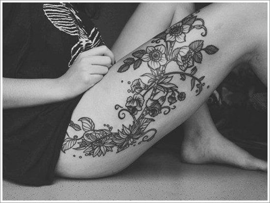 orchid tattoo design (26)