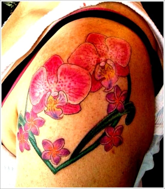 orchid tattoo design (28)