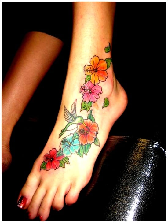 orchid tattoo design