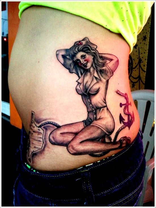 35 Naughty And Sexy Pin Up Girl Tattoos