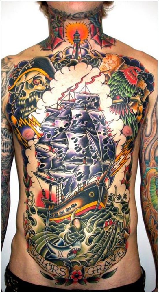 ship tattoo designs (4)