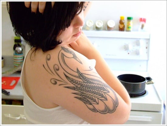 swan tattoo designs (4)