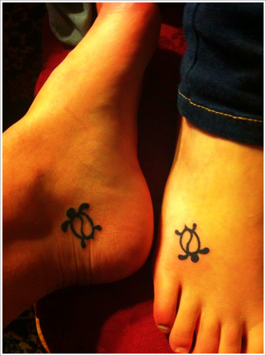 Yin Yang Turtle Tattoo