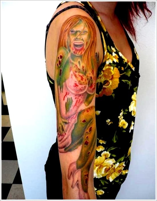  Zombie tattoo designs (15) 