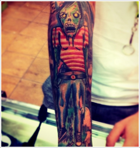  Zombie tattoo designs (23) 