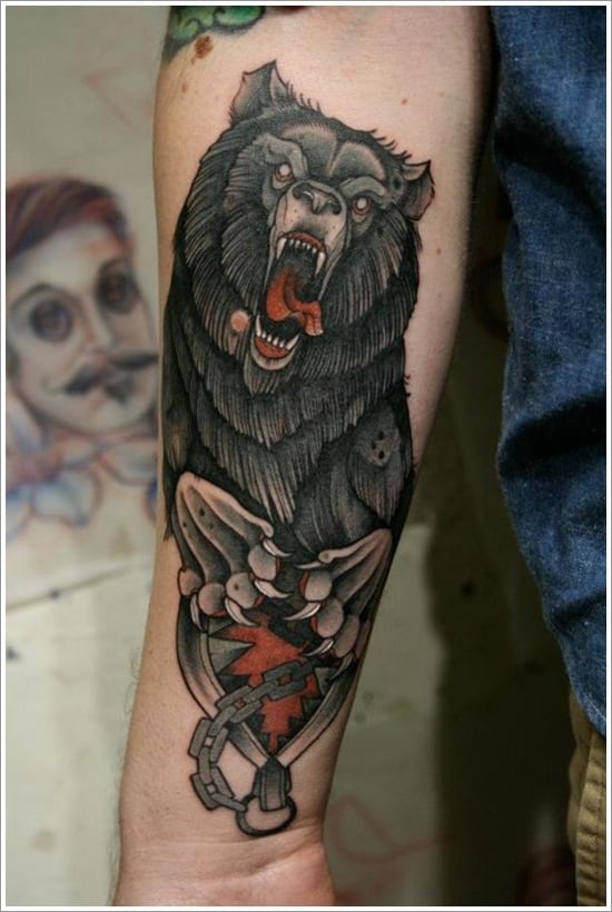 Bear Tattoo Design (17)