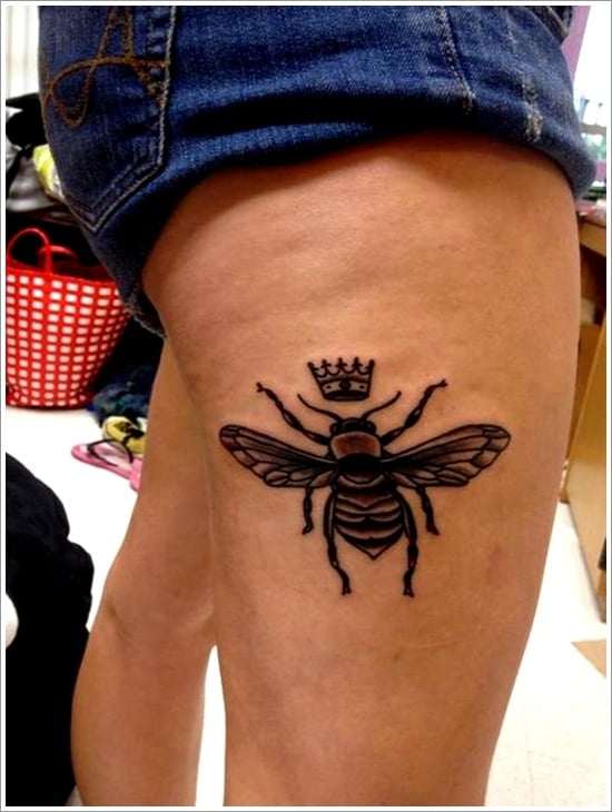  Bee Tattoo Designs (24) 