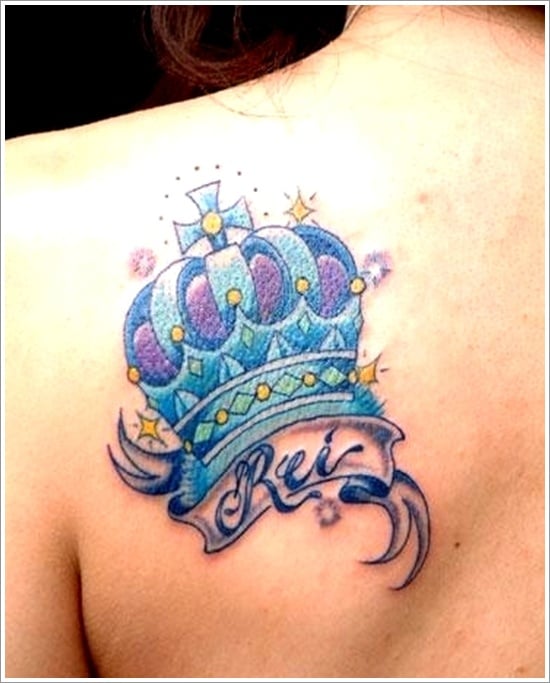  Crown Tattoo Designs (17) 