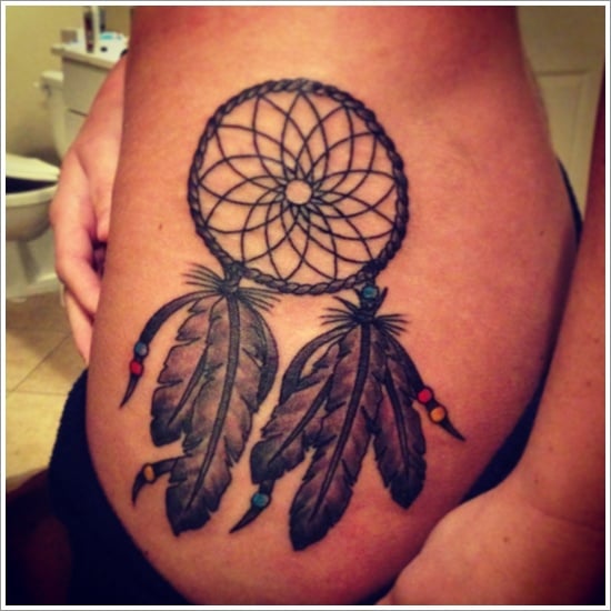  Dreamcatcher Tattoo Designs (13) 