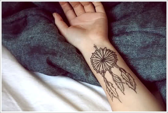 Dreamcatcher Tattoo Designs (17 ) 