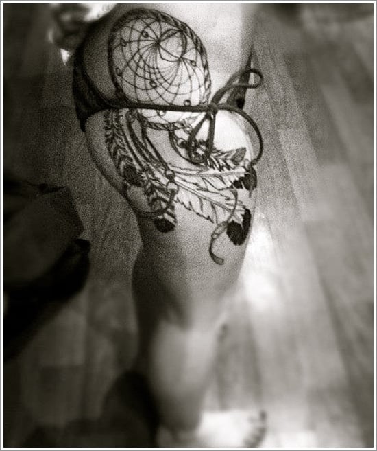  Dreamcatcher Tattoo Designs (31) 