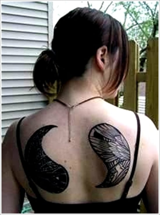  Yin Yang Tattoo Designs (5) 