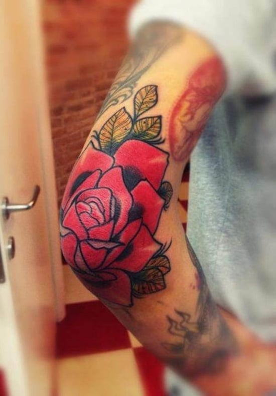 30 Cool Elbow Tattoos Designs