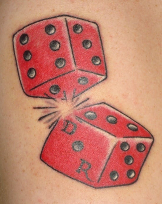  Dice Tattoo (18) 