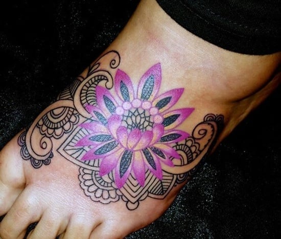 Feet Tattoo Designs (10 ) 