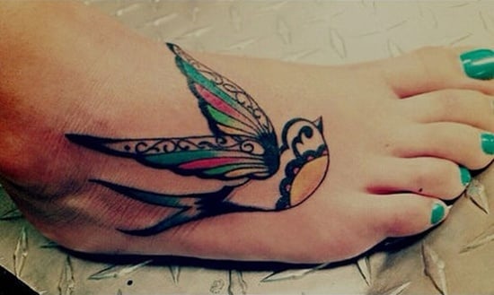 Foot Tattoos For Girls