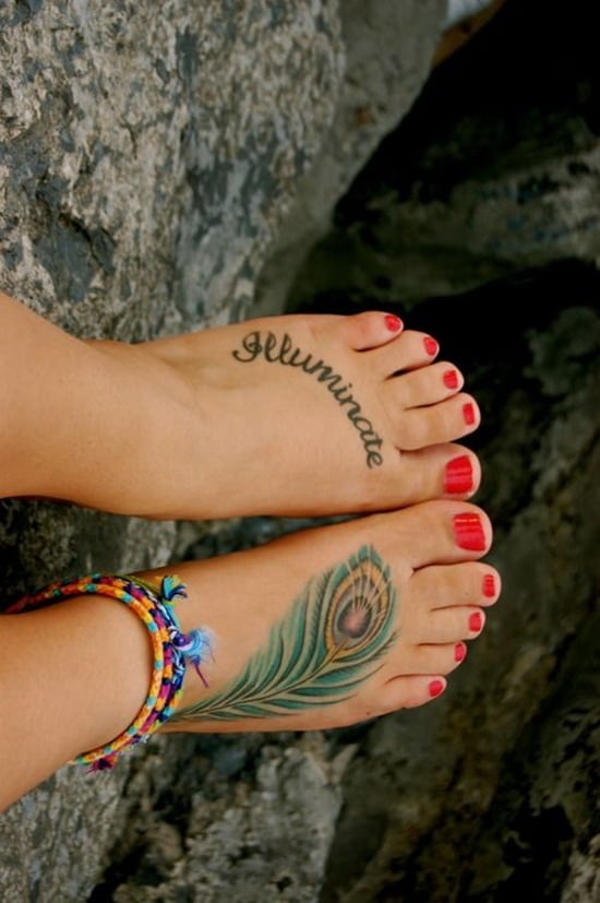 Feet Tattoo Designs (25 ) 