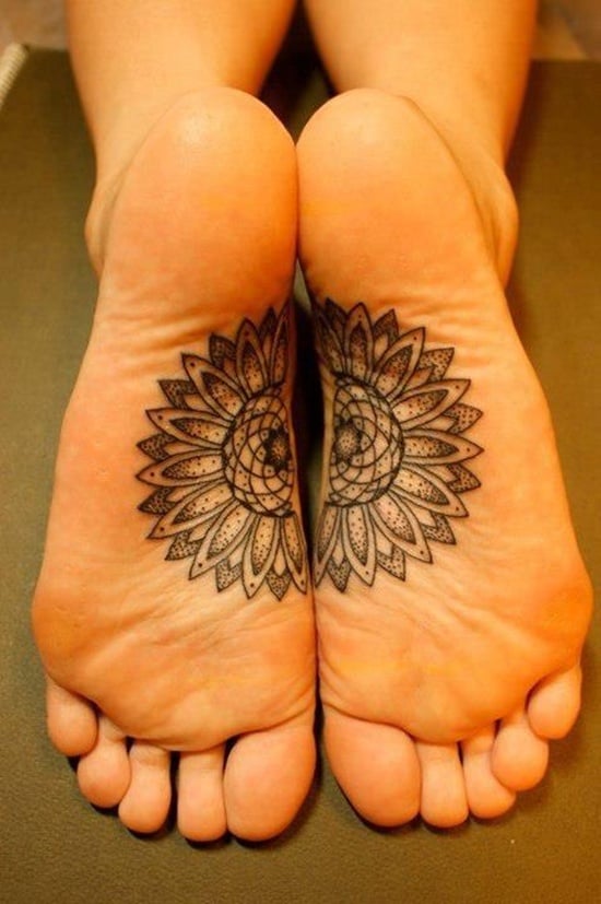 Two best friends getting matching foot tattoos. Two best friends getting matching foot tattoos.