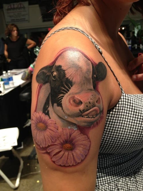 Cow Tattoo (1)
