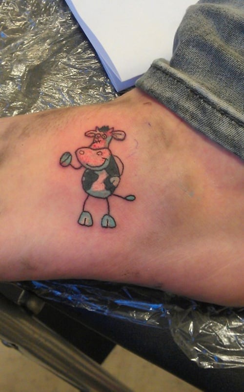 Cow Tattoo (3)