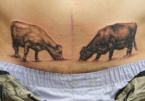  Cow Tattoo (6) 