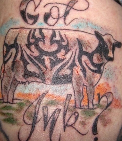 Cow Tattoo (9)