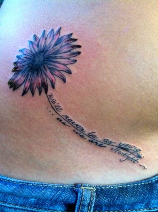  daisy tattoo (29) 