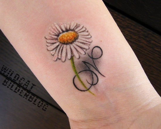  daisy tattoo (9) 
