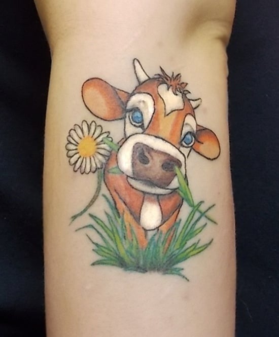 daisy tattoo