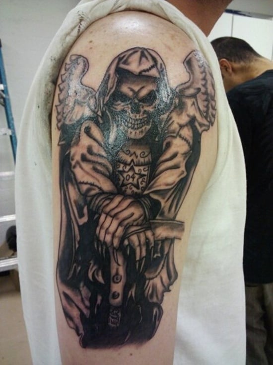  Grim Reaper Tattoo ( 3) 
