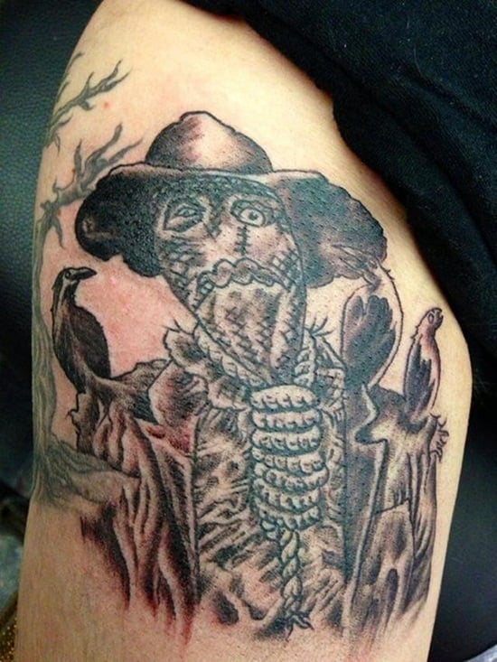 20 Scary scarecrow Tattoos