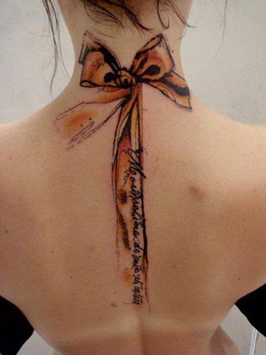 75 Trendy Bow Tattoo Designs