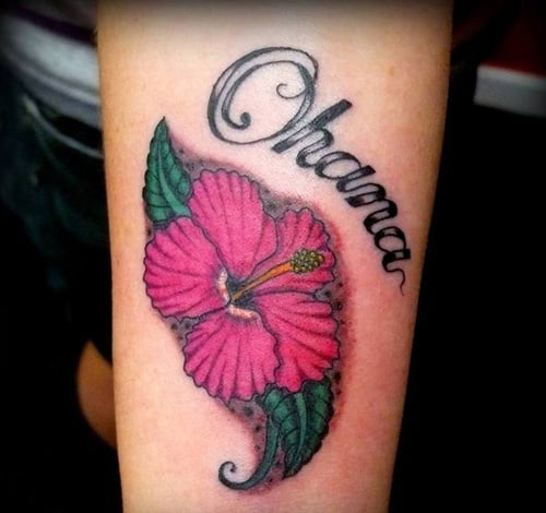 25 Stunning Hibiscus Flower Tattoos For Women